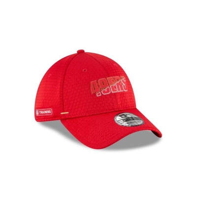 San Francisco 49ers Gorra | New Era NFL Official Summer Sideline 39thirty Stretch Fit Cap Mexico - Rojos